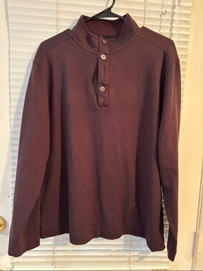 Van Heusen Classic Fit Long-Sleeve Shirt in Deep Burgundy